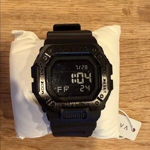 Ativa Black Digital Men's Watch